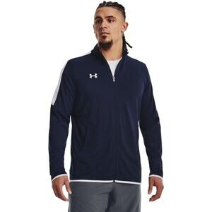 Under Armour Mens XL Rival Knit Jacket Navy 1326761 410